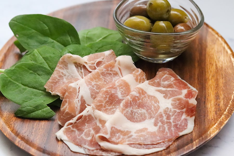 スタッフのお取り寄せ 熟成した旨みが広がる Salumi Hayashi の生ハム コッパ とワインを楽しむ North Dish