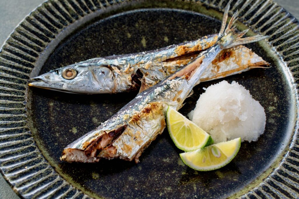サンマの塩焼き,秋刀魚