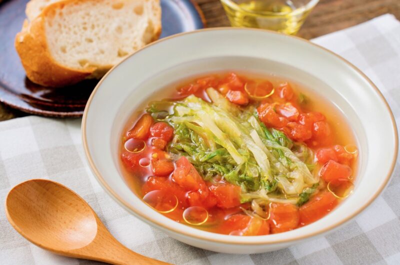 ◆レタスとトマトのサマースープ
